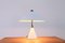 Postmodern White Metal Cone Shaped Table Light from Herda, 1980s 3