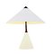 Postmodern White Metal Cone Shaped Table Light from Herda, 1980s 1