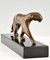 Art Deco Bronze Panther Sculpture by Michel Decoux, France, 1930, Image 8
