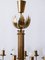 Lampade a 12 braccia in ottone di United Workshops per Vereinigte Werkstätten Collection, anni '50, Immagine 16