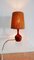 Organic Teak & Sisal Table Lamp, Denmark, 1950s 6