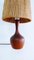 Organic Teak & Sisal Table Lamp, Denmark, 1950s, Image 2