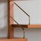 Teak Wall Unit with Glass Cabinet & Shelf by Poul Cadovius, Denmark, 1960s 11