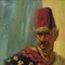 Hein Froonen, Moroccan Seller of Kilims and Jewels, 1930s, Oil Painting, Image 3