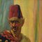 Hein Froonen, Moroccan Seller of Kilims and Jewels, 1930s, Oil Painting, Image 4