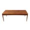 Long Mid-Century Scandinavian Modern Teak Coffee Table, Image 1