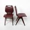 Mid-Century Dutch Modern Dining Chairs by Louis Van Teeffelen, Set of 4 2