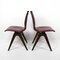 Mid-Century Dutch Modern Dining Chairs by Louis Van Teeffelen, Set of 4, Image 3