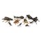 Japanese Insects in Copper, Brass and Wood, Set of 9 2