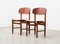 Model 122 Dining Chairs by Borge Mogensen for Soborg Denmark, 1951, Set of 2, Image 2