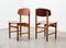 Model 122 Dining Chairs by Borge Mogensen for Soborg Denmark, 1951, Set of 2, Image 1