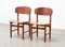 Model 122 Dining Chairs by Borge Mogensen for Soborg Denmark, 1951, Set of 2, Image 4
