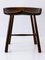 Mid-Century Modern Solid Wood Stool, Germany, 1950s, Image 7