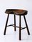 Mid-Century Modern Solid Wood Stool, Germany, 1950s 1