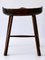 Tabouret Mid-Century en Bois Massif, Allemagne, 1950s 8