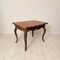 18th Century Swedish Baroque Brown & Red Extendable Dining Table, 1780s 2