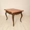 18th Century Swedish Baroque Brown & Red Extendable Dining Table, 1780s, Image 3