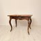 18th Century Swedish Baroque Brown & Red Extendable Dining Table, 1780s 21