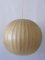 Mid-Century Modern Cocoon Pendant Lamp, Germany, 1960s 8