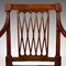 Antique English Carver Seat Elbow Chair, 1780s 8