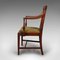 Antique English Carver Seat Elbow Chair, 1780s 4