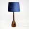 Vintage Teak & Brass Rocket Table Lamp, 1960s, Image 2