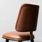 Braune Vintage Stühle aus Öko-Leder von Umberto Mascagni, 1960er, 2er Set 5