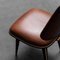 Braune Vintage Stühle aus Öko-Leder von Umberto Mascagni, 1960er, 2er Set 6