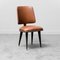 Braune Vintage Stühle aus Öko-Leder von Umberto Mascagni, 1960er, 2er Set 2
