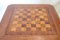 Antique Walnut Inlay Chess Table, 1850s 3