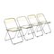 Plia Folding Chairs by Giancarlo Piretti for Anonima Castelli, 1960s, Set of 4, Image 1