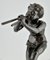 Art Deco Bronze Sculpture of Dancing Faun with Flutes by Edouard Drouot, 1920, Image 11