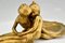 Jugendstil Bronze Tablett mit Küssenden Paaren von Max Blondat für Siot Foundry, Frankreich, 1900 9
