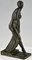 Sculpture Caron Art Déco en Bronze par Georges Chauvel pour Henri Rouard Fondeur Paris, 1926 6