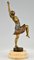 Art Deco Bronze Sculpture of a Dancer by Henry Fugère, France, 1925, Image 5
