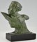 Frederic C. Focht. Busto del aviador y héroe francés Jean Mermoz, 1930, bronce, Imagen 6