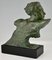 Frederic C. Focht. Bust of French Aviator and Hero Jean Mermoz, 1930, Bronze, Image 4