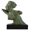 Frederic C. Focht. Bust of French Aviator and Hero Jean Mermoz, 1930, Bronze 1