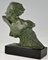 Frederic C. Focht. Bust of French Aviator and Hero Jean Mermoz, 1930, Bronze 2