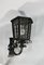 Large Exterior Glazed Cast Iron Lantern Wall Light 2