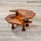 Italian Wooden Low Table, 1950s 1