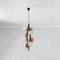 Metal and Brass Chandelier, 1960s 1