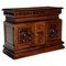 19th Century Renaissance Carved Walnut Chest of Drawers Attributed to Luigi Frulini, Image 1