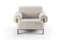 21st Century Paloma Armchair in Boucle / Wood, Image 3