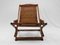 Teak Wood Sling Lounge Chair 13