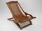 Teak Wood Sling Lounge Chair 2
