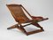 Teak Wood Sling Lounge Chair 1