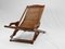 Teak Wood Sling Lounge Chair 11