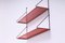 Perforated Red Metal Shelving Unit by Tjerk Reijenga for Pilastro, 1950s, Image 15