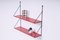 Perforated Red Metal Shelving Unit by Tjerk Reijenga for Pilastro, 1950s 12